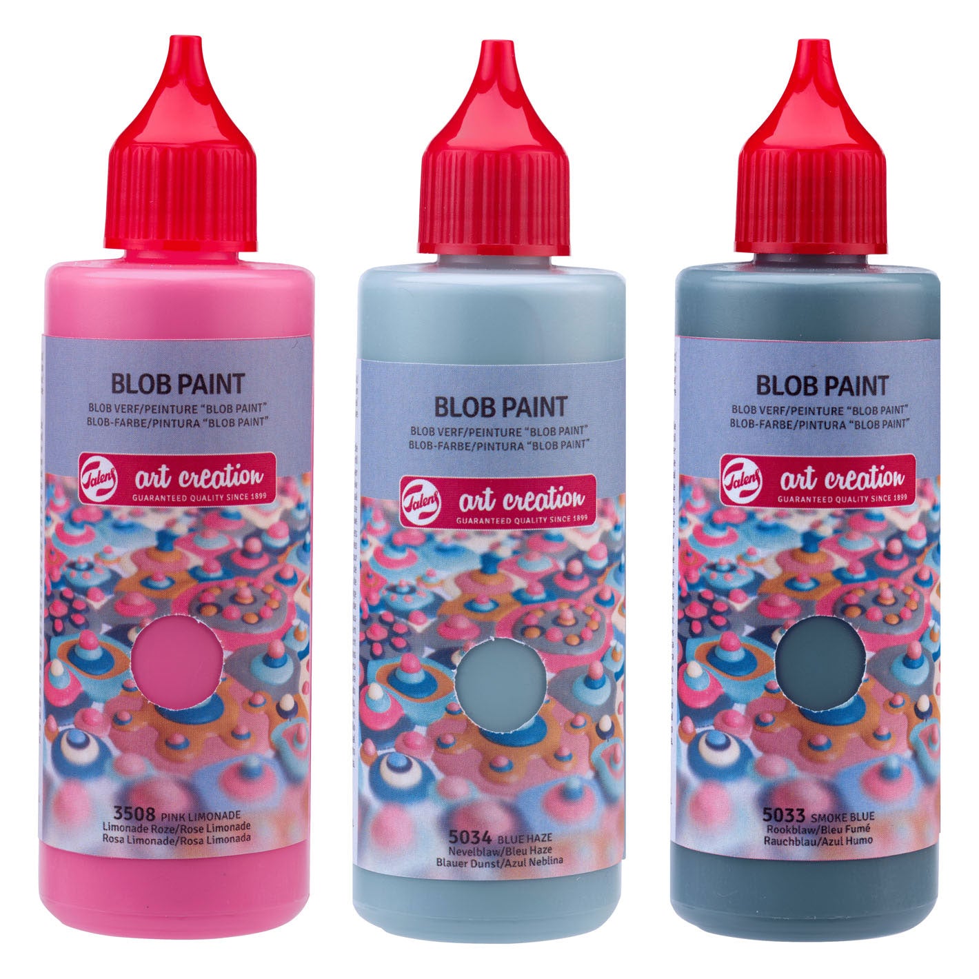 Talens art creation blobverf roze, 3dlg.
