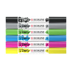 Ecoline duotip markers basisset, 6dlg.