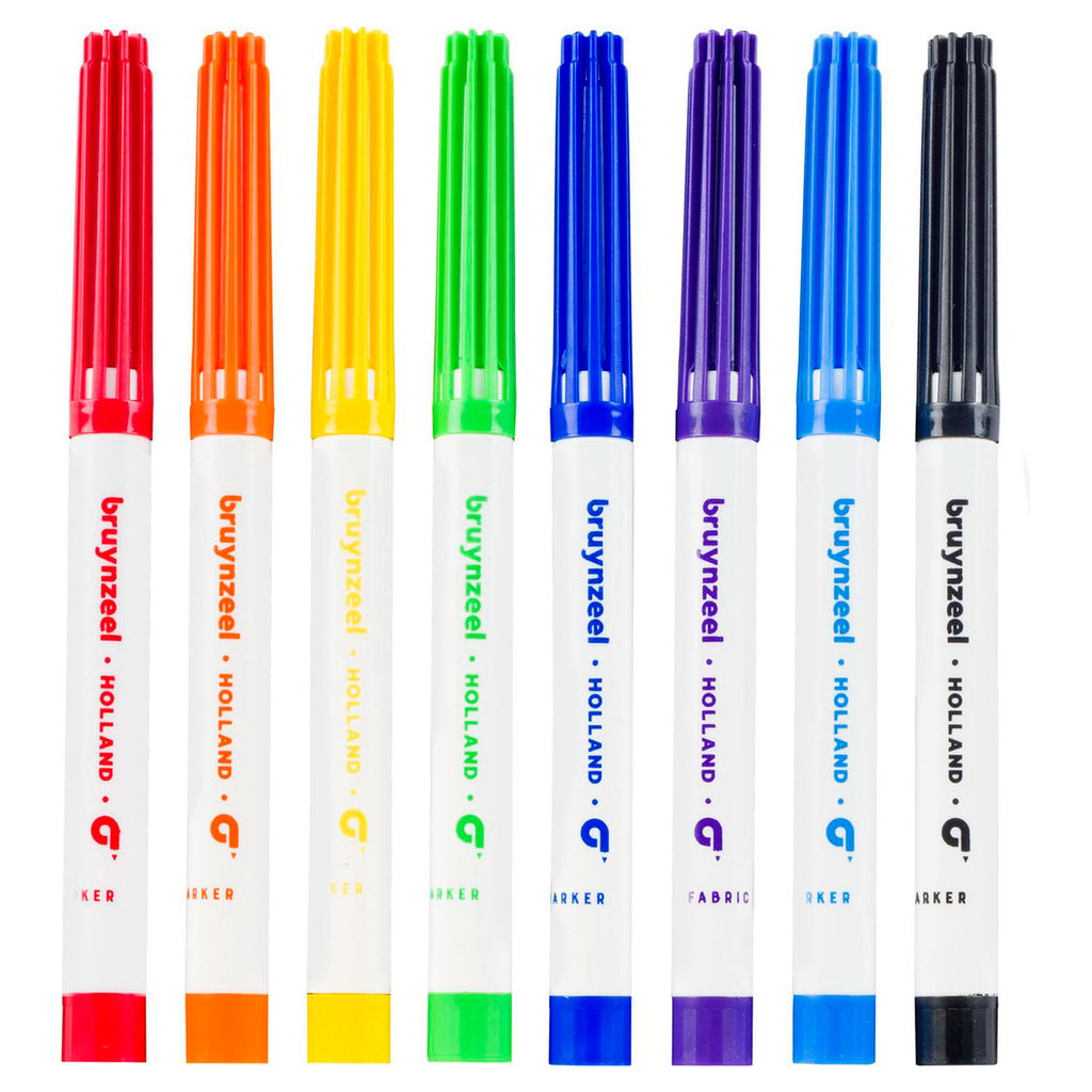 Bruynzeel • fabric markers set 8