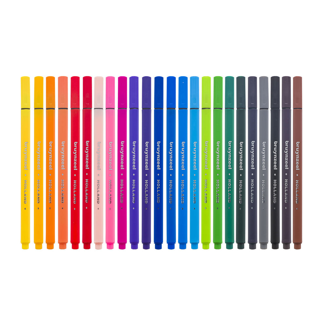 Bruynzeel fineliners, 24st.