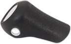Gazelle handvat dop rechts basis 88 mm - zwart met witte bies
