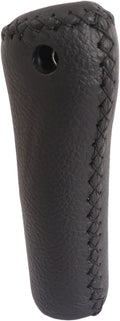 Gazelle handvat links 132 mm - zwart aero leder