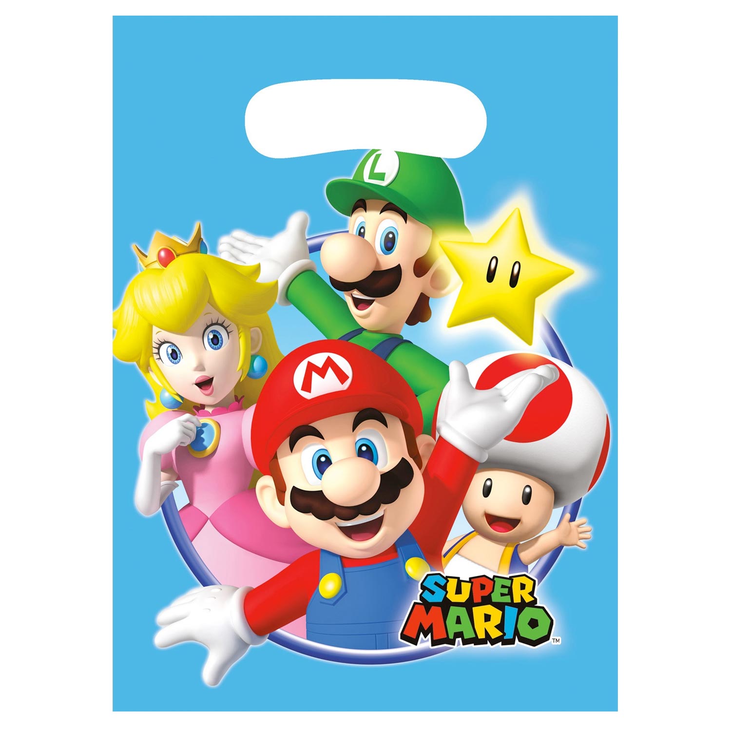 super mario super mario uitdeelzakjes, 8st.