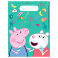 Globos uitdeelzakjes peppa pig, 6st.