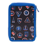 Gevuld etui astronaut