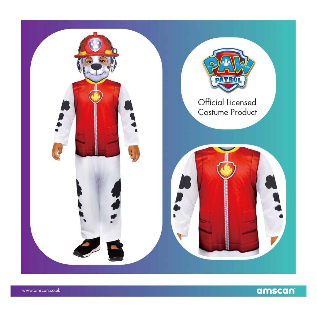 Kostuum paw patrol marshall 4-6 jaar | 2 stuks