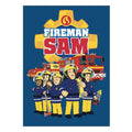 Brandweerman sam fleece deken , 110x140cm