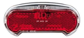 AXA Riff Battery - Fiets Achterlicht - LED Fietsverlichting op Batterij - Auto on off systeem - 50-80 mm - Rood