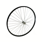 Voorwiel 28 sp. alu sp13 trek basic zwart alu naaf v.as