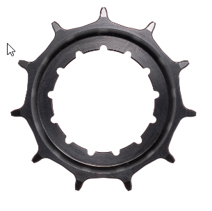 Enduo cargo tandwiel 26t rohloff cl-53.0-54.7 zwart