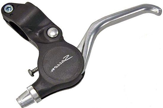 Saccon remgreepset voor rollerbrake - 4 vingers - satin zilver