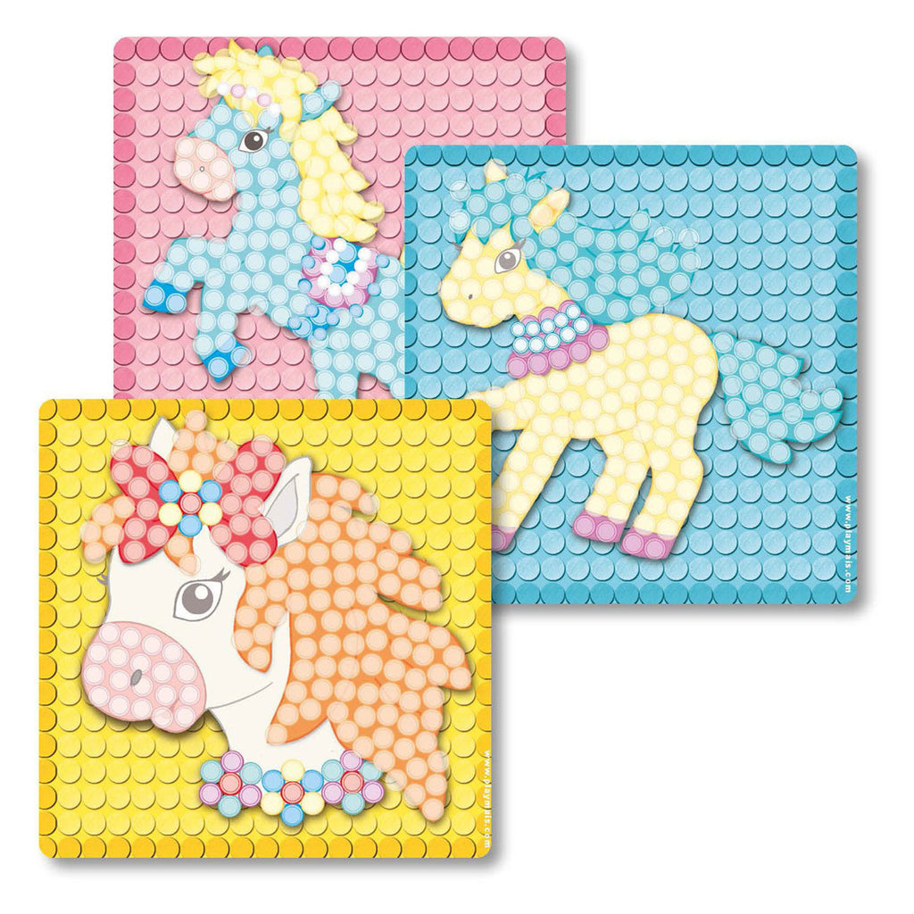 Playmais mosaic kaarten versieren dream pony