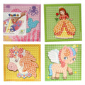 PlayMais Mosaic Kaarten Versieren Meisjes Set, 24st.
