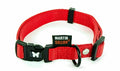 Martin halsband verstelbaar nylon rood
