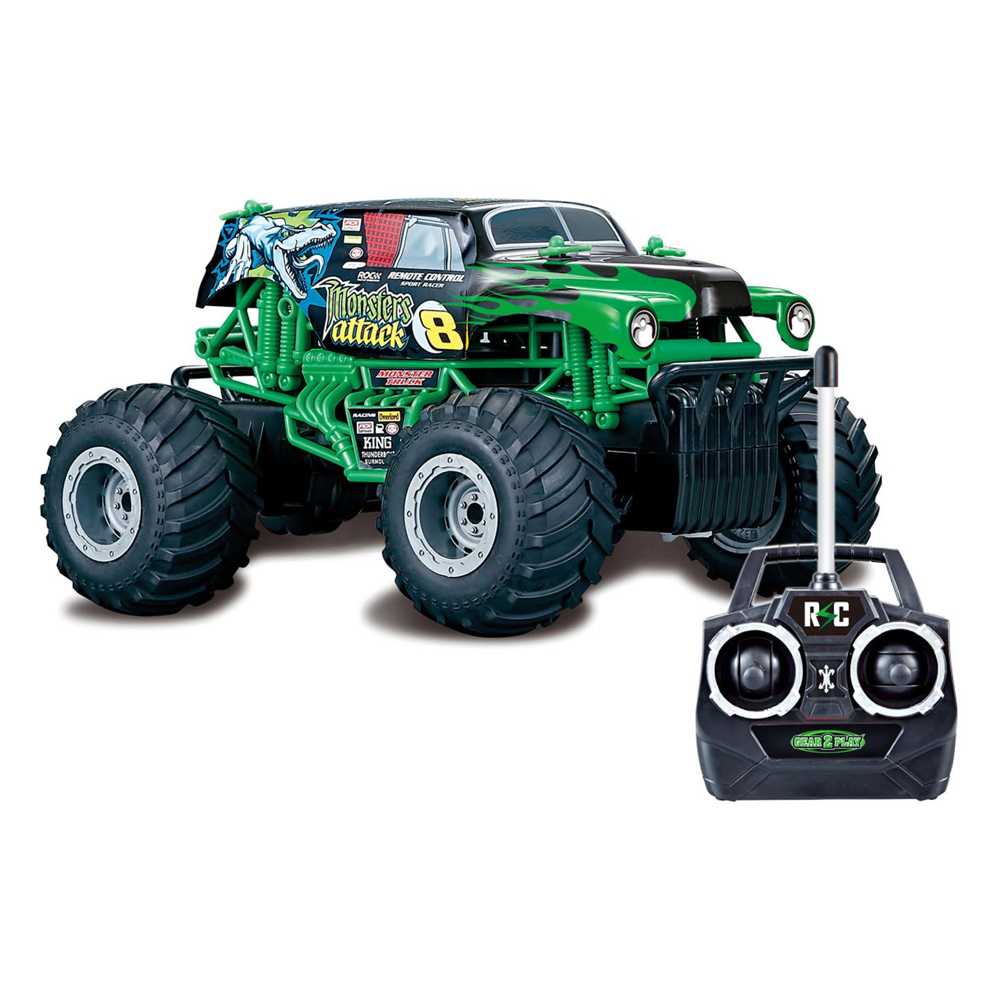 Gear2play rc monster truckies megaforce 1:16 bestuurbare auto