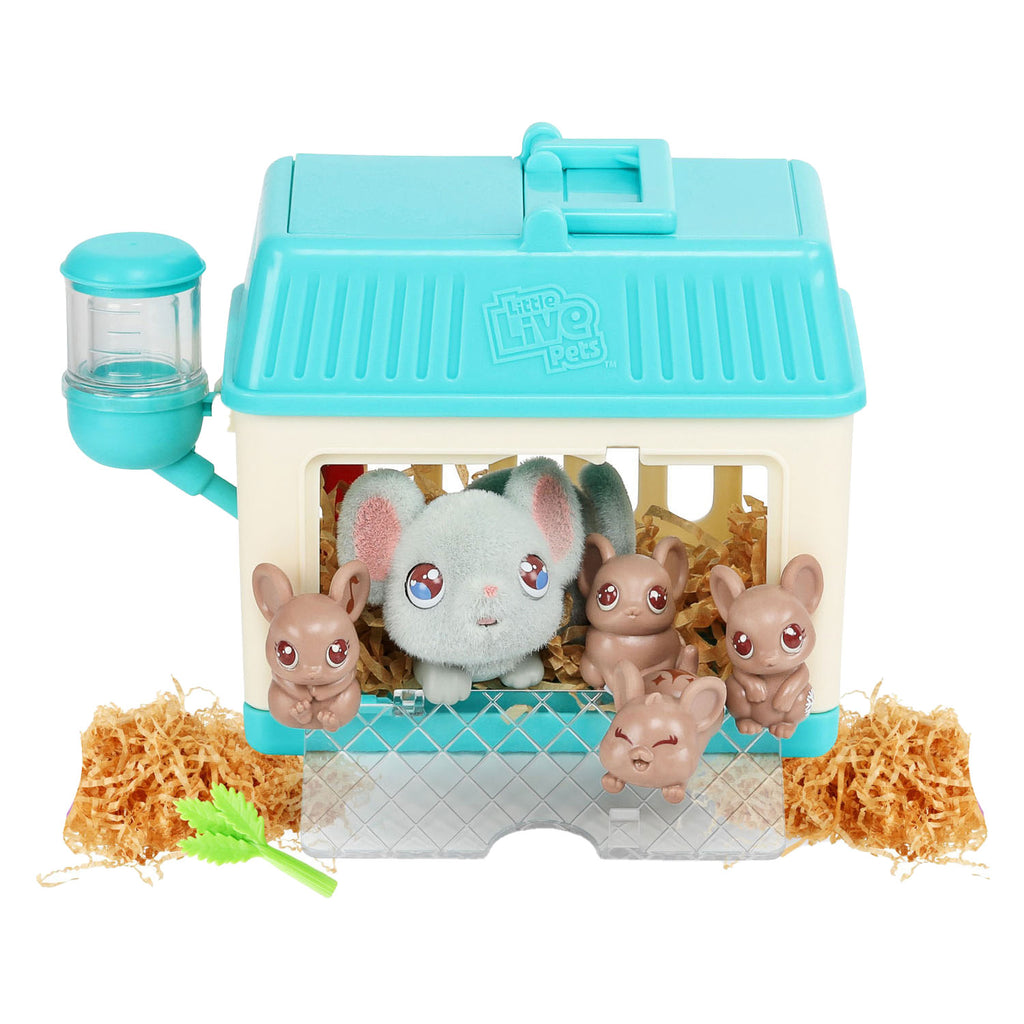 Moose toys little live pets mama surprise mini speelfiguur muis