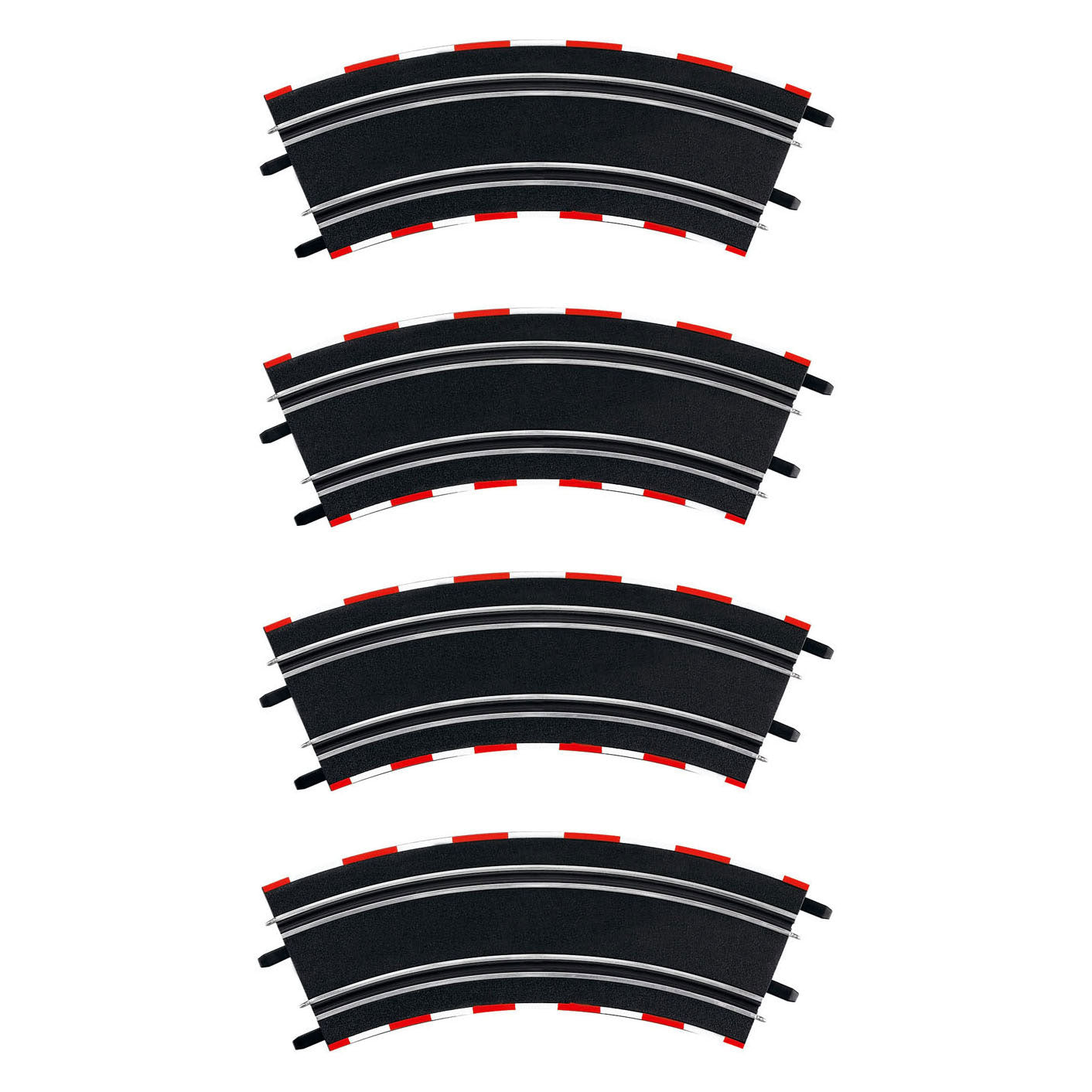 Carrera go!!! - flauwe bochten, 4st.