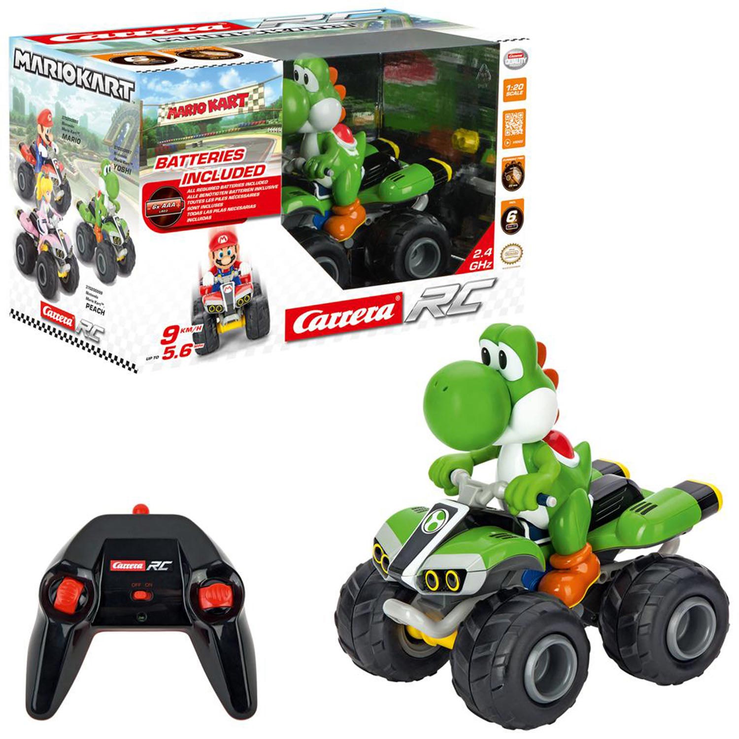 Carrera rc - super mario quad yoshi