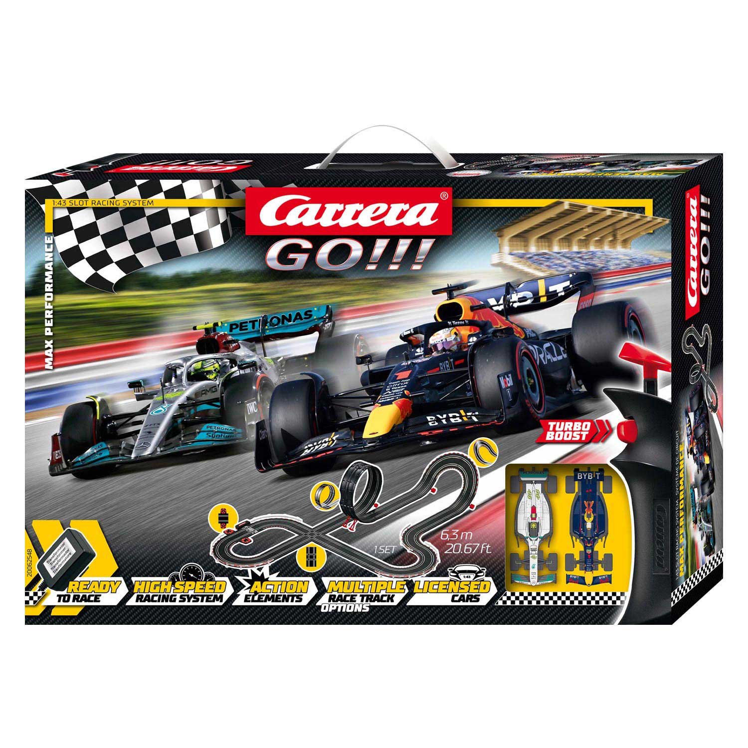 Carrera GO!!! Racebaan Max Performance