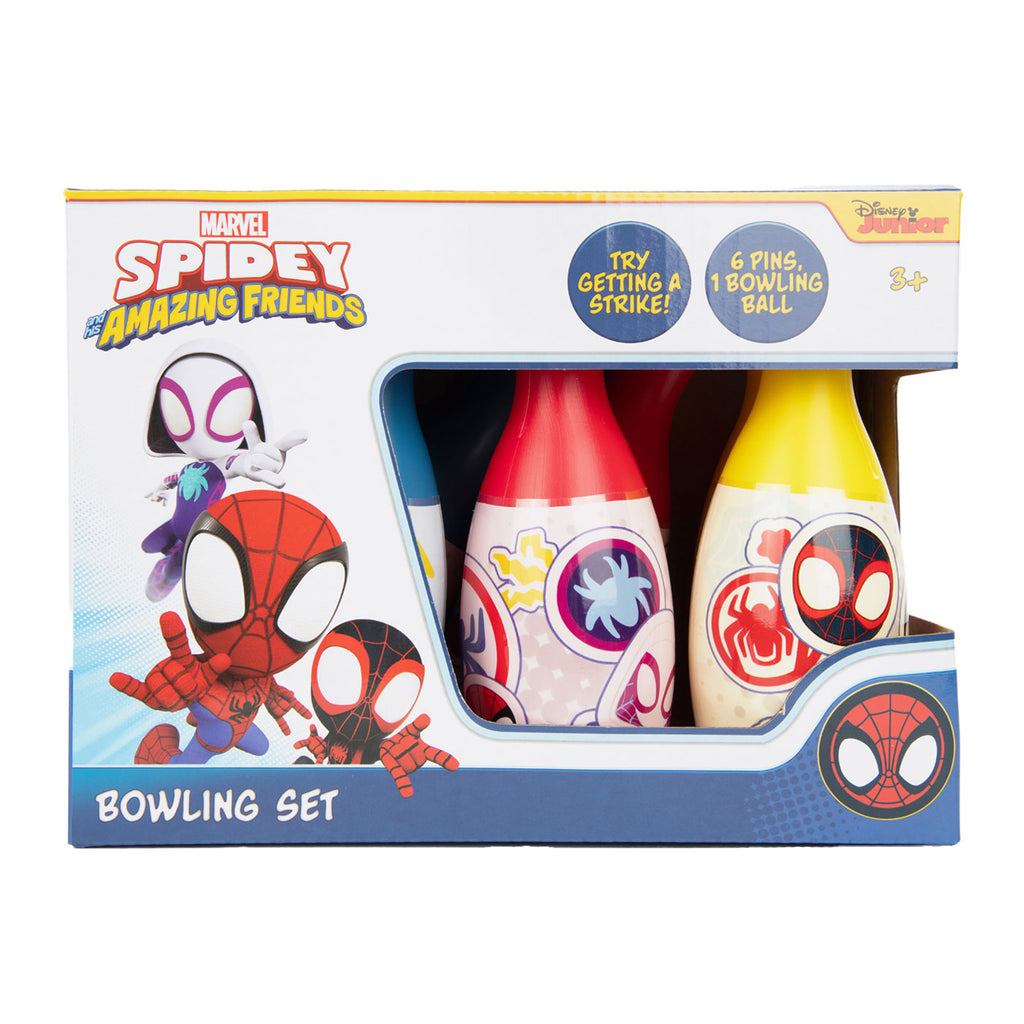 Marvel spidey and friends bowling set