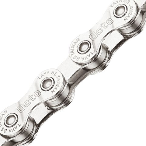 Taya ketting octo 1 2x3 32x116, 7-8 speed, zilver