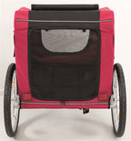Trixie Hondenfietskar zwart rood