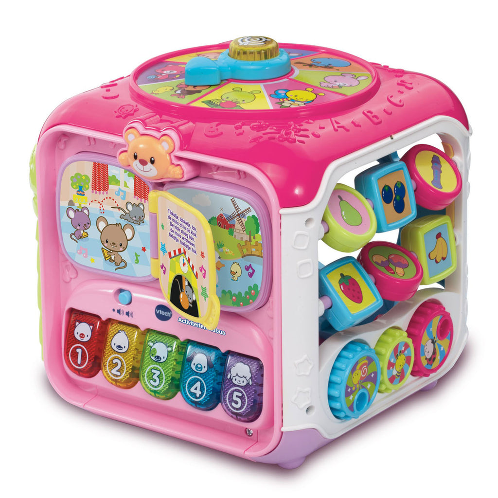 vtech activiteiten kubus roze