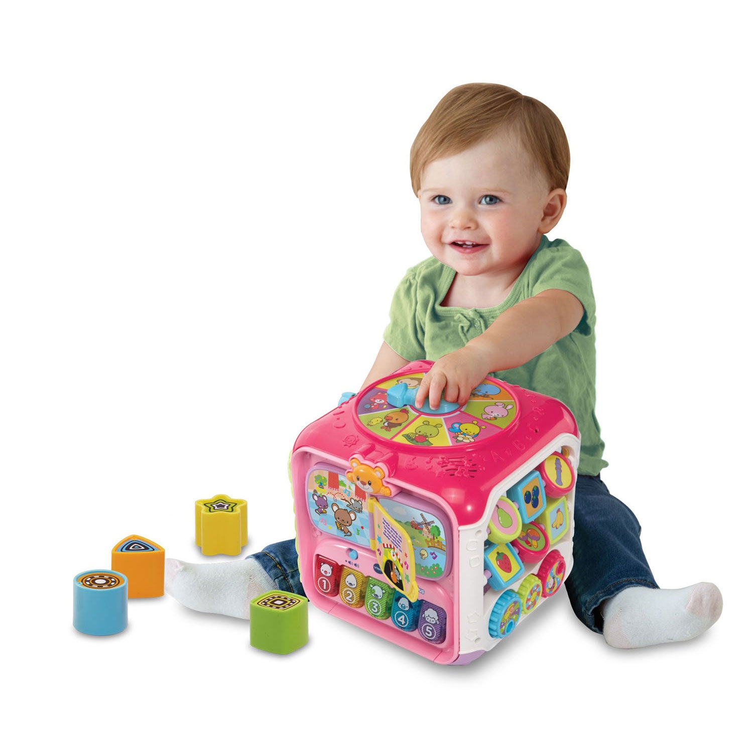 vtech activiteiten kubus roze