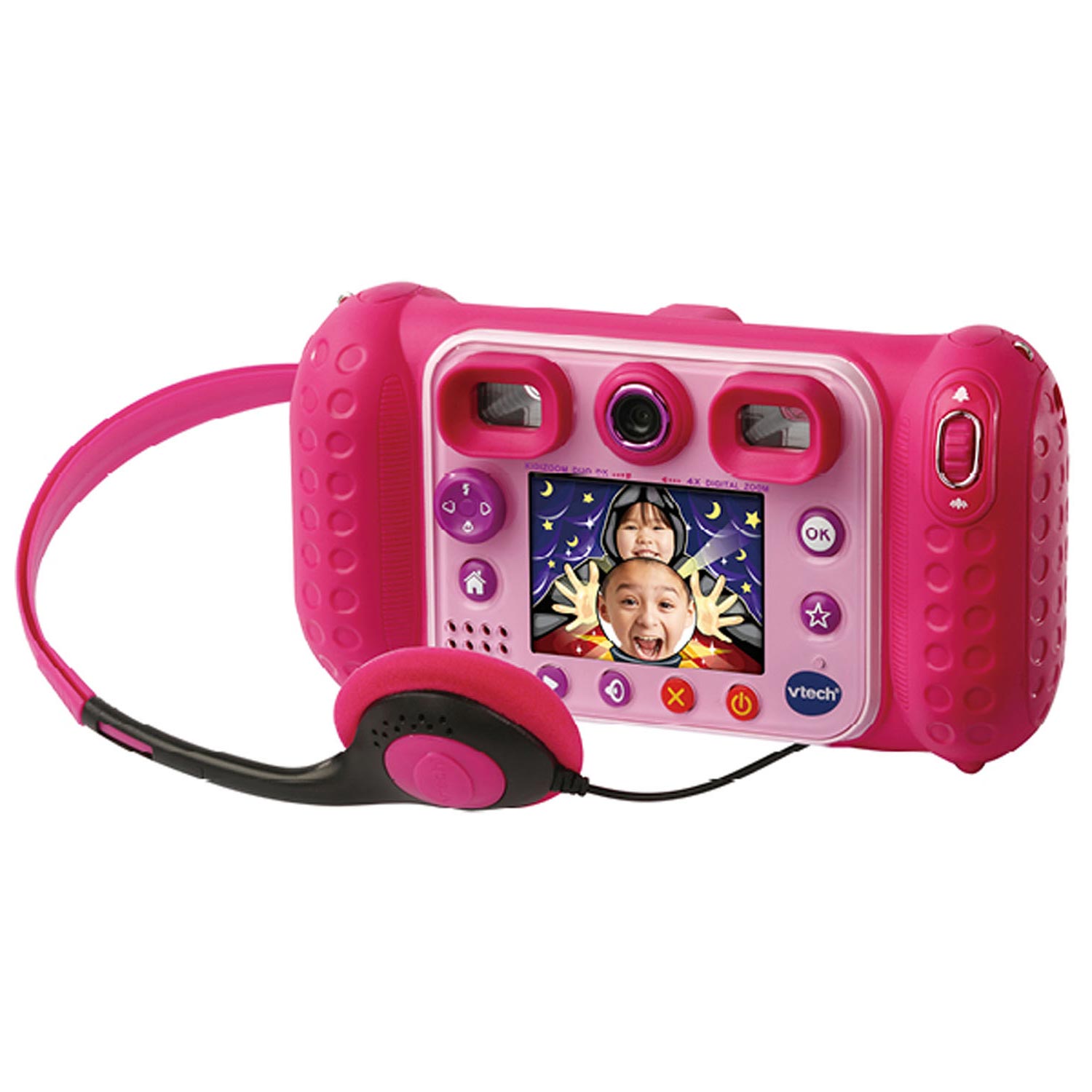 Vtech kidizoom duo dx roze + licht en geluid