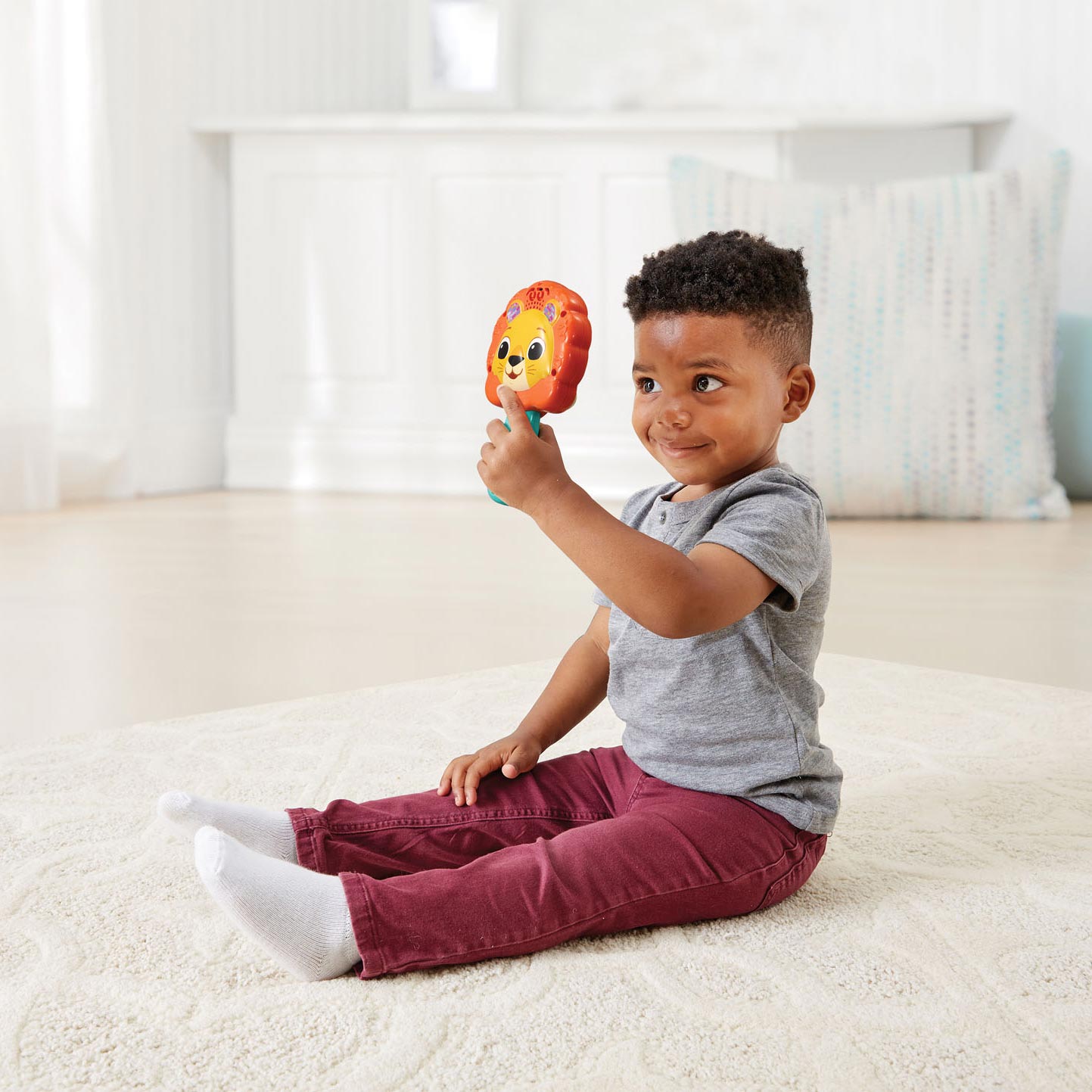 Vtech kiekeboe leeuwtje
