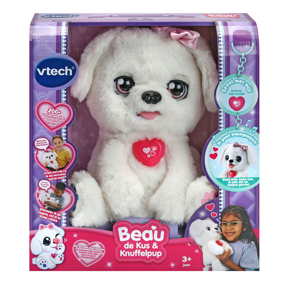 Vtech kidi beau de kus knuffelpup