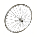 voorwiel Hybride 28 inch velgrem aluminium 36G zilver