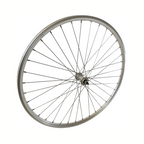 voorwiel Hybride 28 inch velgrem aluminium 36G zilver