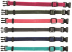Trixie puppy halsbandset fuchsia grafiet indigo bosgroen koraal