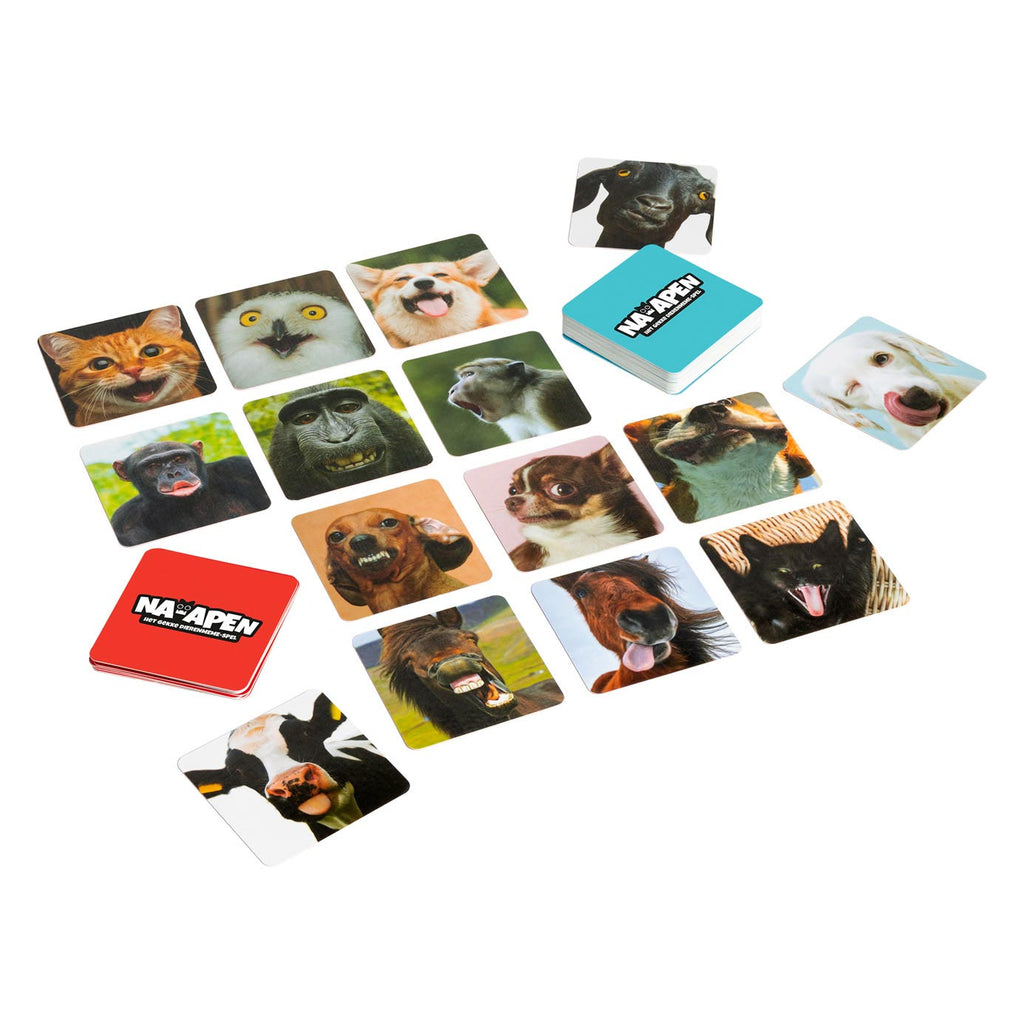 Identity games na-apen gekke dieren meme spel