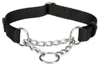 trixie halsband hond premium halfslip halsband zwart
