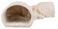 Trixie speeltunnel konijn cavia pluche beige