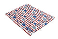Croci Koelmat cool breeze tortuga print gestreept wit rood
