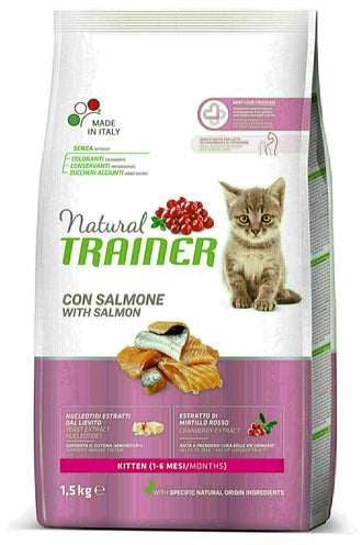 Natural trainer Cat kitten salmon