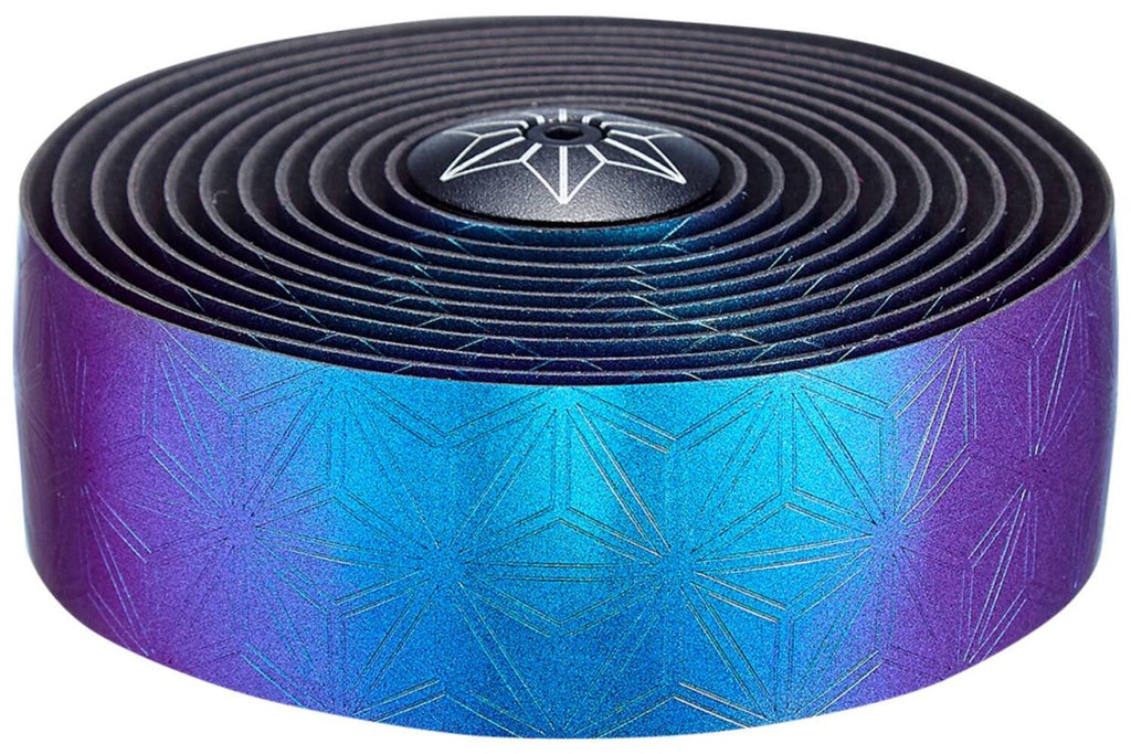 Supacaz Super sticky kush bling stuurlint oil slick inclusief aluminium stuurplug