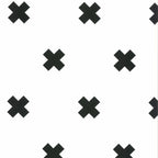Noordwand behang fabulous world cross wit en zwart