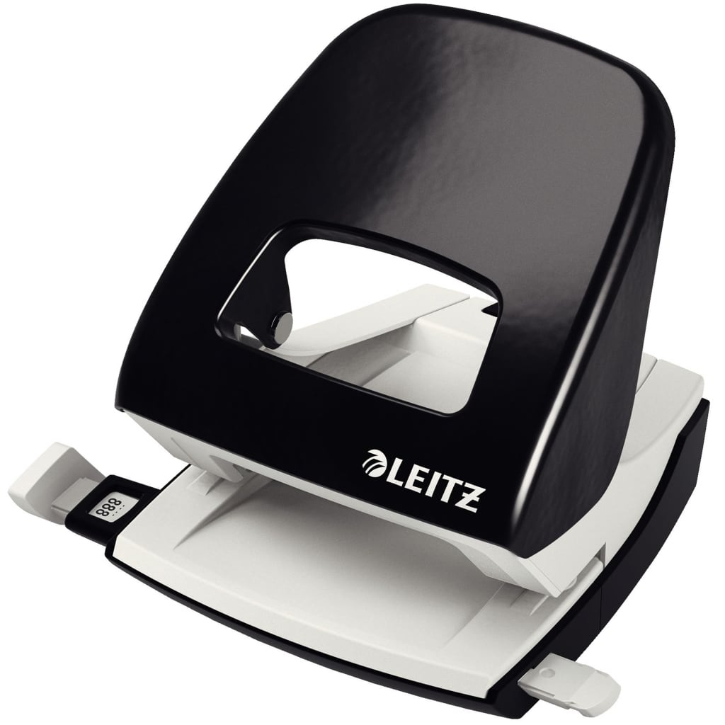 2-gaats perforator leitz 5008 8cm zwart