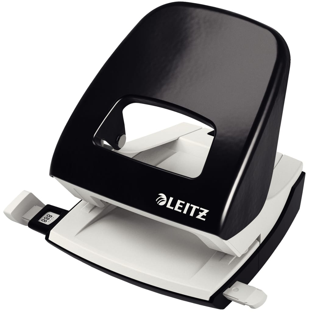 2-gaats perforator leitz 5008 8cm zwart