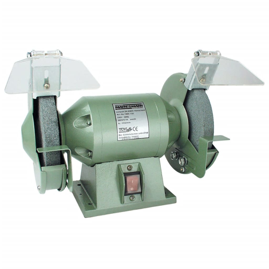 Brüder mannesmann werkbankslijpmachine 150 mm 200 watt (hobby) - 1225-150