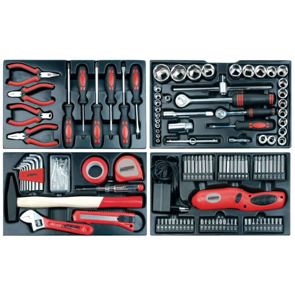 Brüder mannesmann gereedschapbox 155 dlg - 29066