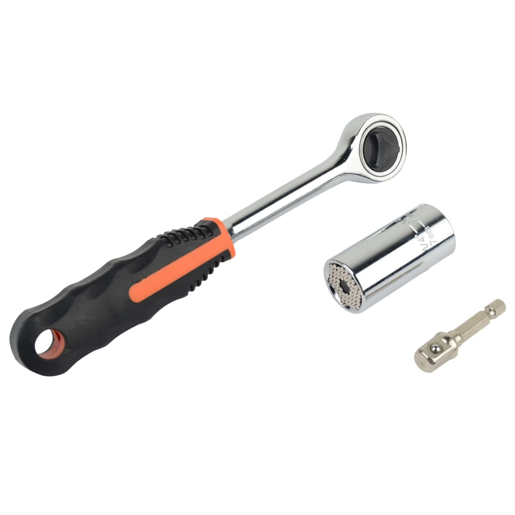 Brüder mannesmann dopleutel 7-19mm met 3 8 ratel (hobby) - 00190