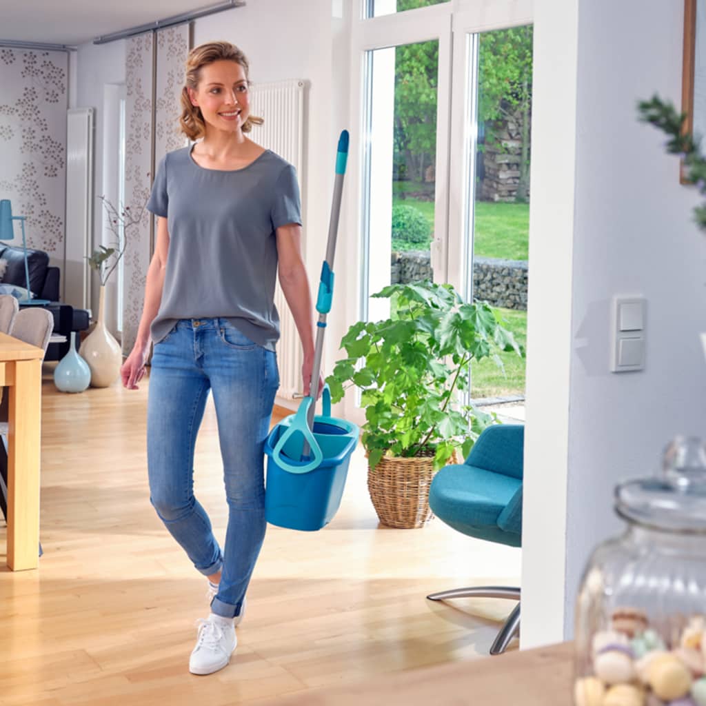 Leifheit mop set ergo blauw