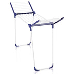 Leifheit 81720 pegasus 120 solid compact droogrek wit blauw