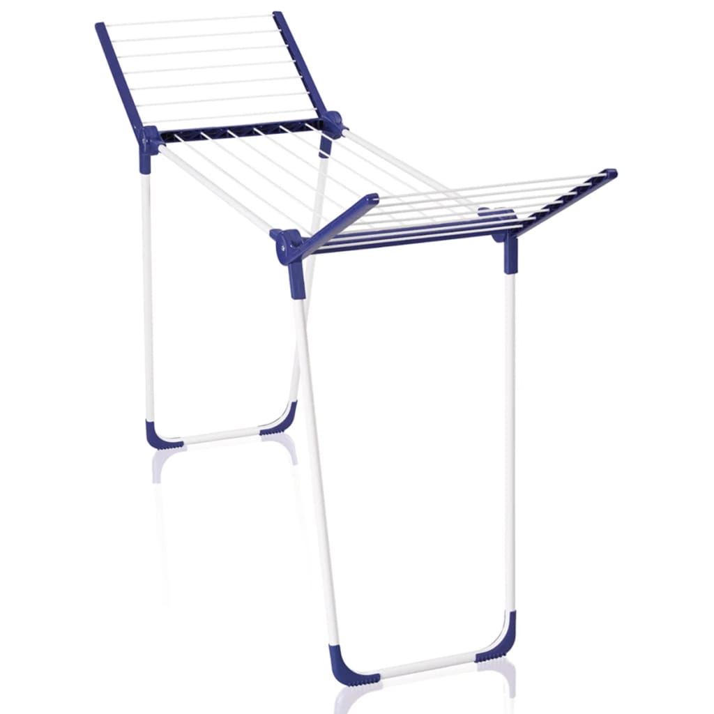 Leifheit 81720 pegasus 120 solid compact droogrek wit blauw