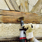 Wolfcraft hout structuurborstel | ronde schacht | ø80 x 35mm | 1 stuk - 2265000